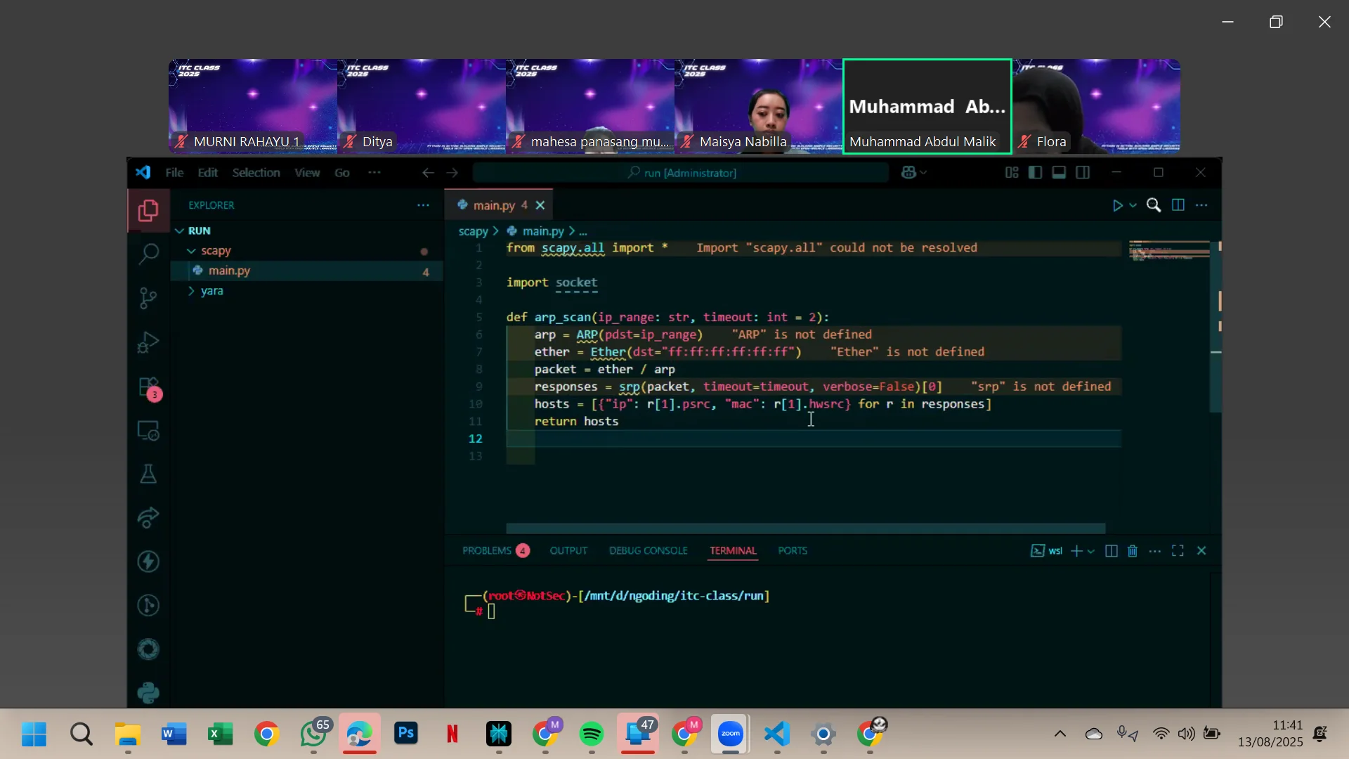 ITC Class 2 2025 - Python in Action: Building Simple Security Tools with Open-Source Libraries