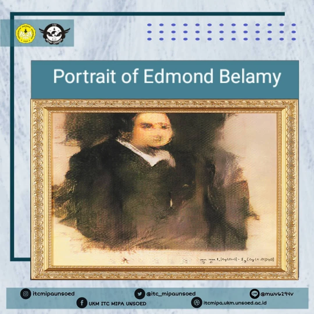 Portrait of Edmond Belamy (Lukisan Buatan AI yang terjual Rp6.5 Miliar)